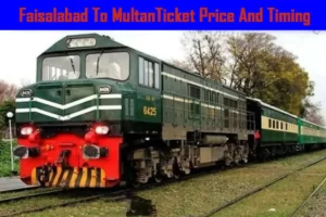 Faisalabad To Multan Train Ticket Price And Fares