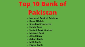 Top 10 Banks In Pakistan