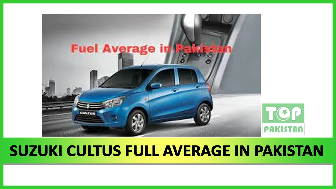 Suzuki Cultus fuel average in pakistan