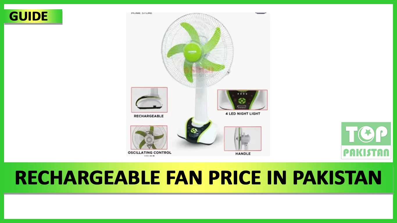 Rechargeable Fan Prices in Pakistan: Staying Cool with Convenience