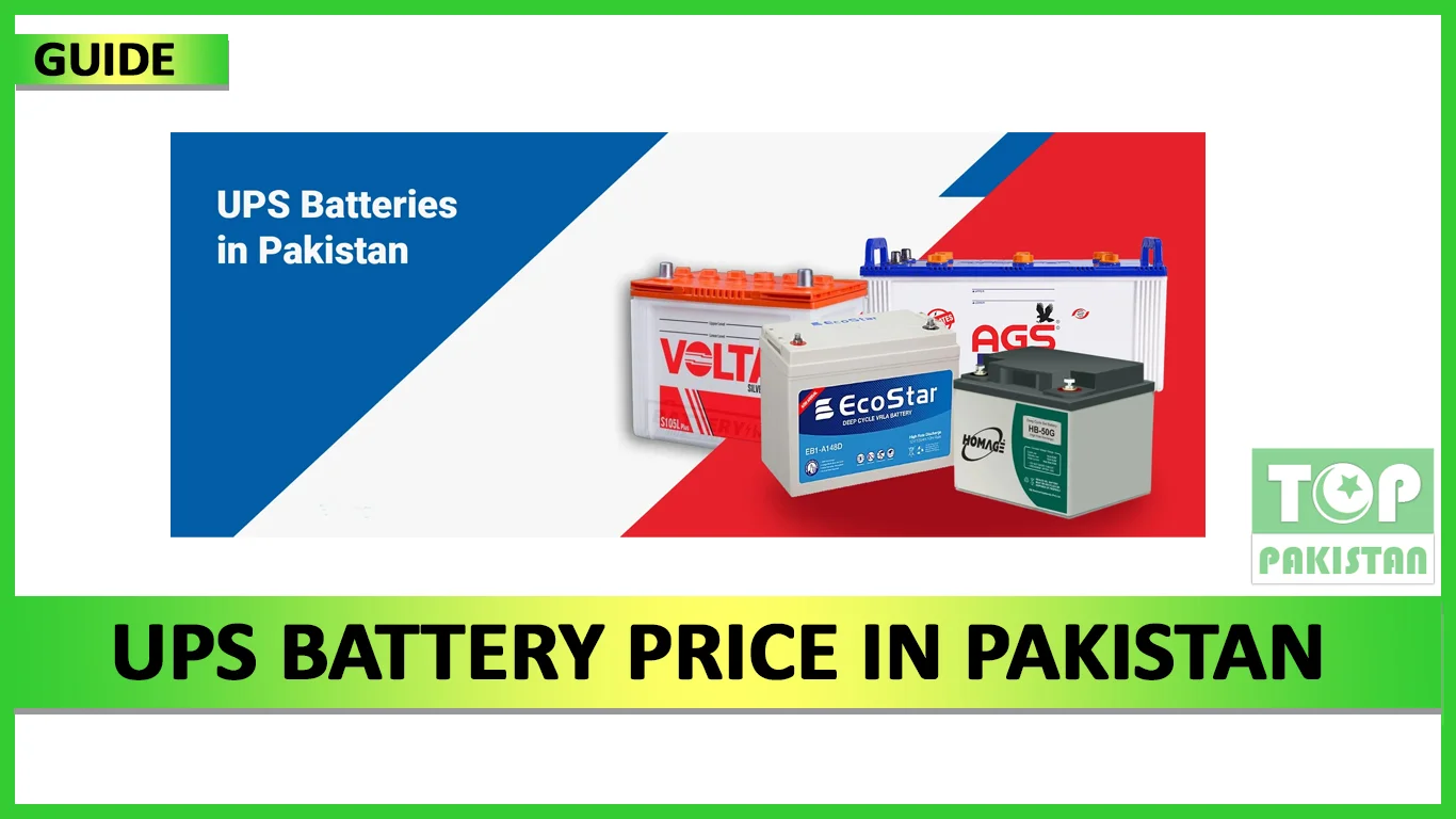 Battery Prices in Pakistan for Solar & UPS